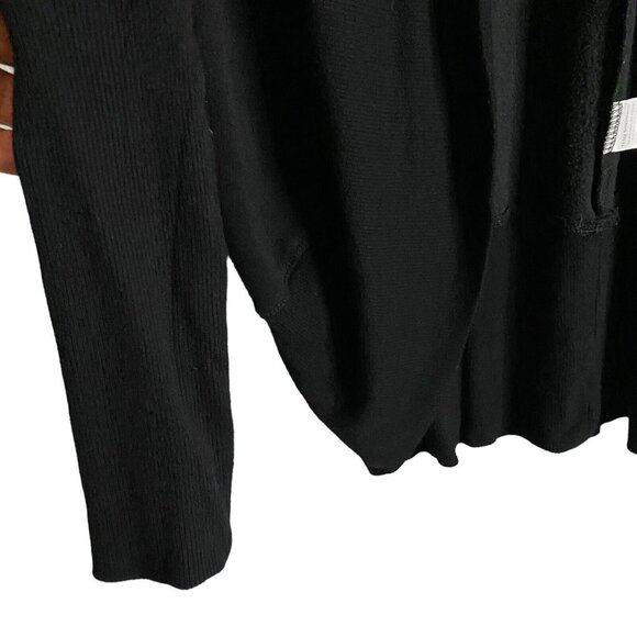 H by Bordeau Women's Black Open Front Cardigan Sz XS - Picture 4 of 7
